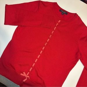 Women’s Medium Brooks Brothers Supima Cotton Red Cardigan‎